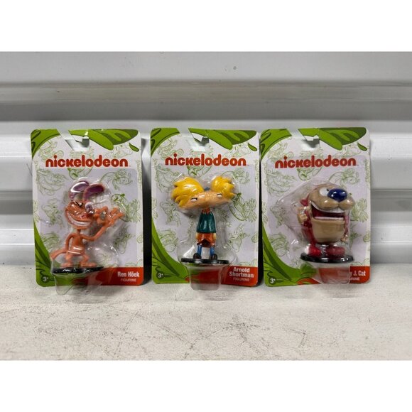 Nickelodeon Ren & Stimpy 2.5" & Arnold Mini Figurines Figures Monogram - Picture 1 of 9